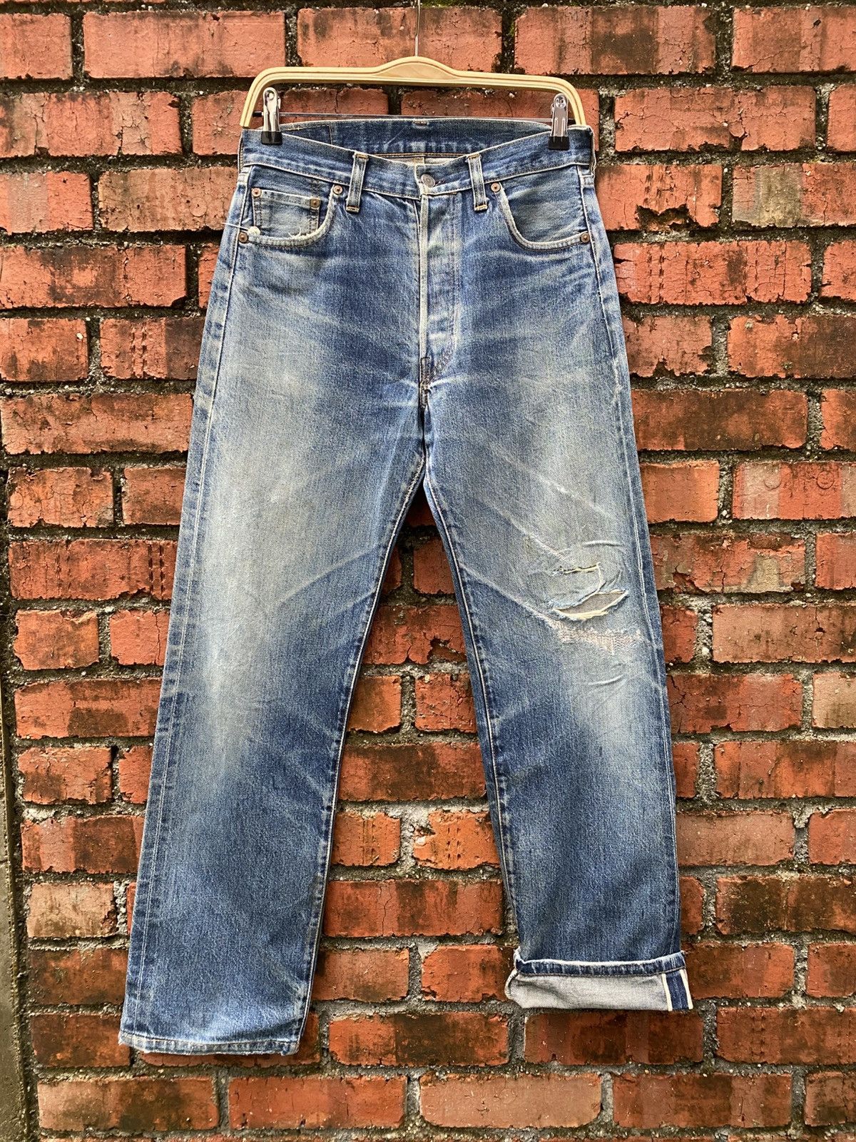 Levi's × Levi's Vintage Clothing × Vintage W30x31 Vintage levi's 501xx redline big E repaired USA Size US 30 / EU 46 - 1 Thumbnail