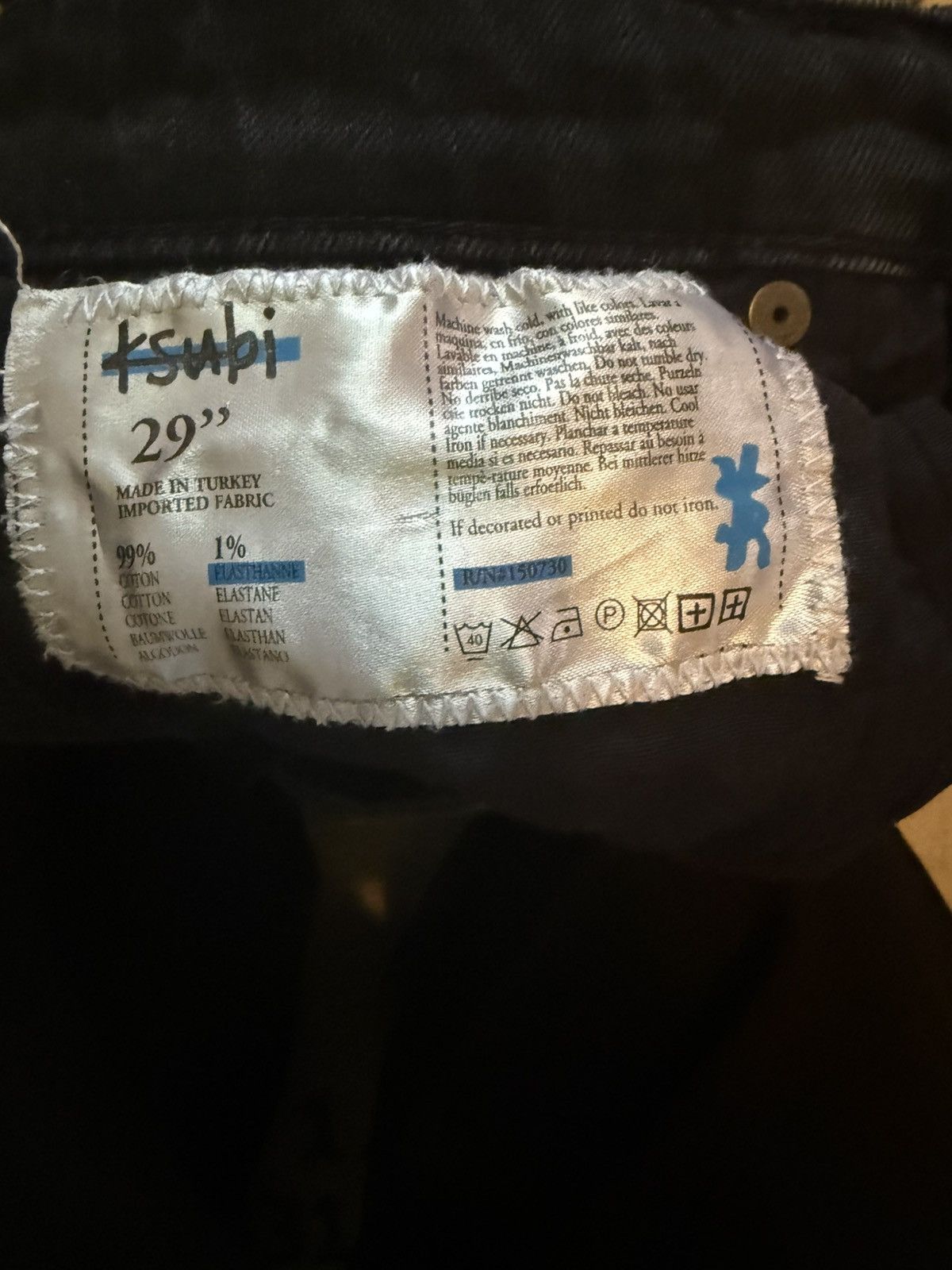 Ksubi Ksubi Black Distressed Skinny Jeans – Size 29 Size US 29 - 9 Thumbnail