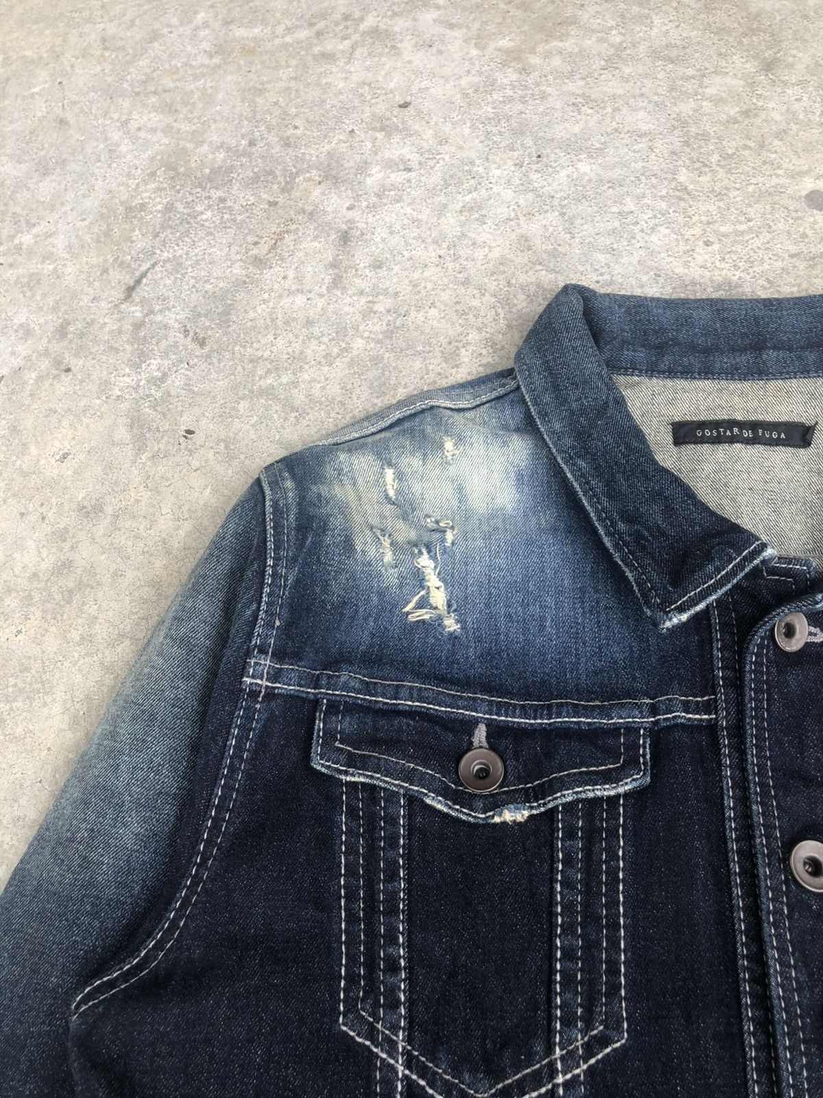 If Six Was Nine Japanese Fuga Distressed Denim Size US M / EU 48-50 / 2 - 9 Thumbnail