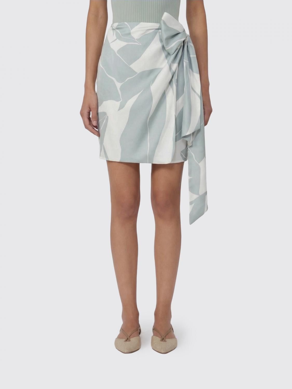 Max Mara Max Mara Skirt Woman White Size 28" / US 6 / IT 42 - 1 Thumbnail