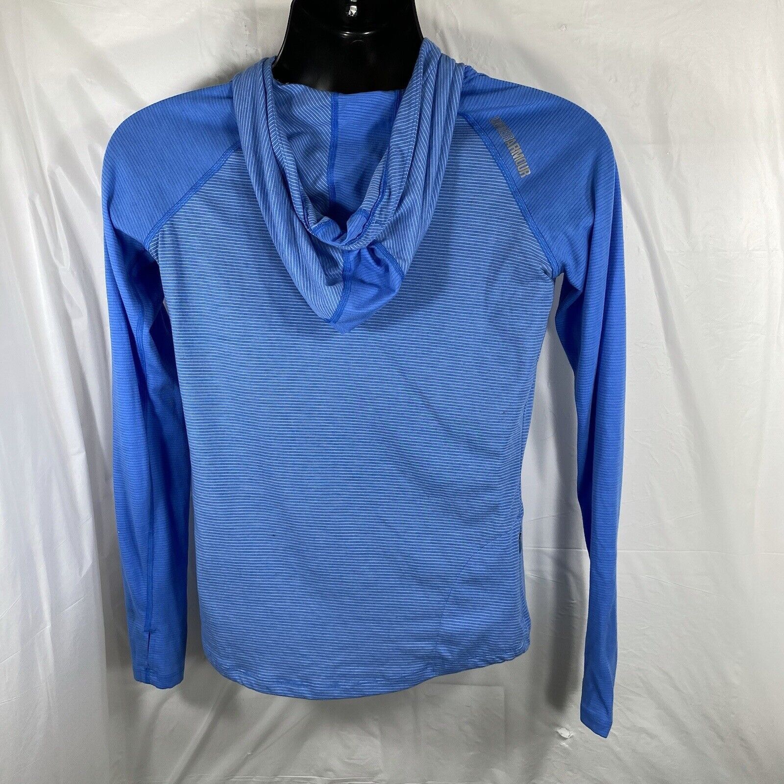 Under Armour Under Armour Run Blue Hooded Sweatshirt With Pocket Small Size S / US 4 / IT 40 - 5 Thumbnail