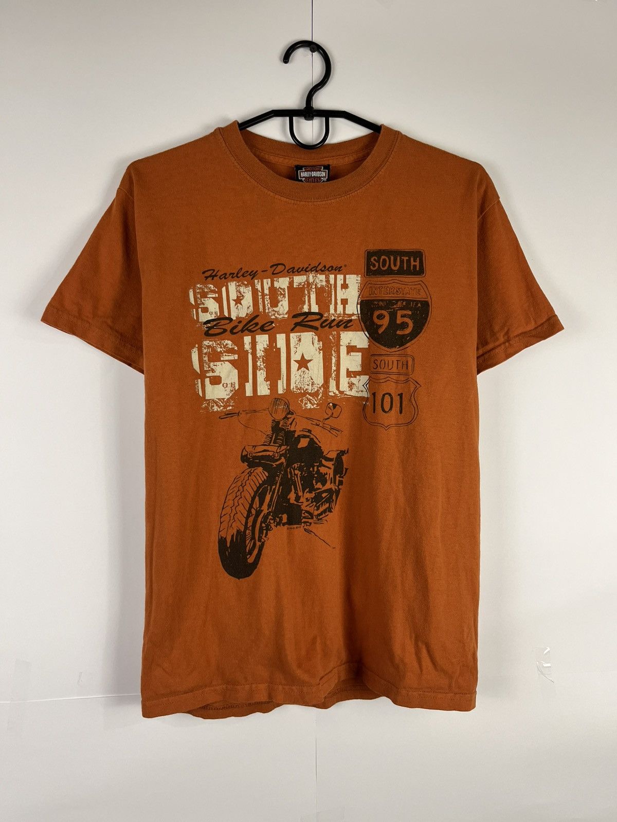 Harley Davidson Harley Davidson Moto Vintage Y2K Cotton Tee Shirt Size US S / EU 44-46 / 1 - 1 Thumbnail