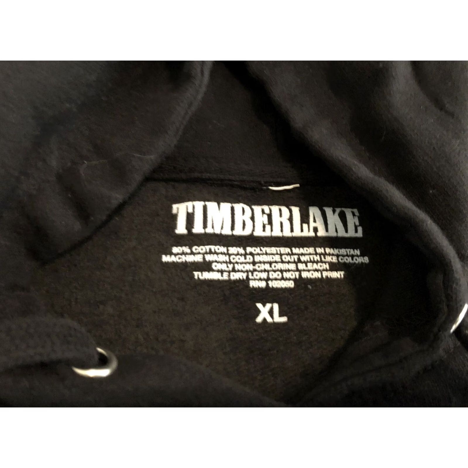 Heron Preston VINTAGE 2018 Justin Timberlake Man Of The Woods Tour Hoodie Sweater Heron Preston XL Black Cotton Blend Pullover Men Boys Mens Womens? Size US XL / EU 56 / 4 - 4 Thumbnail