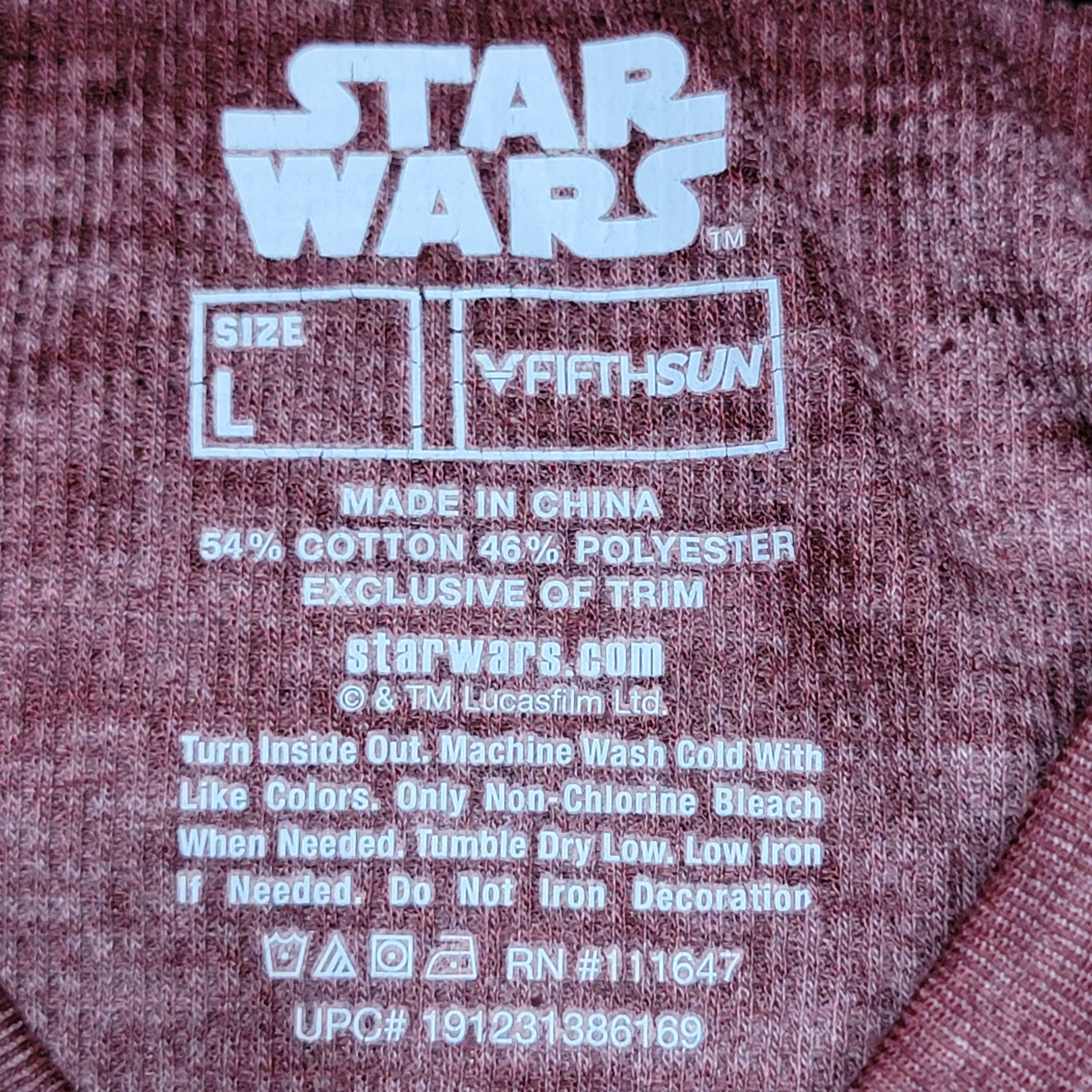 Other VFifth Sun Star Wars LS Waffle Knit Tee "Darth Vader" Large Size L / US 10 / IT 46 - 4 Thumbnail