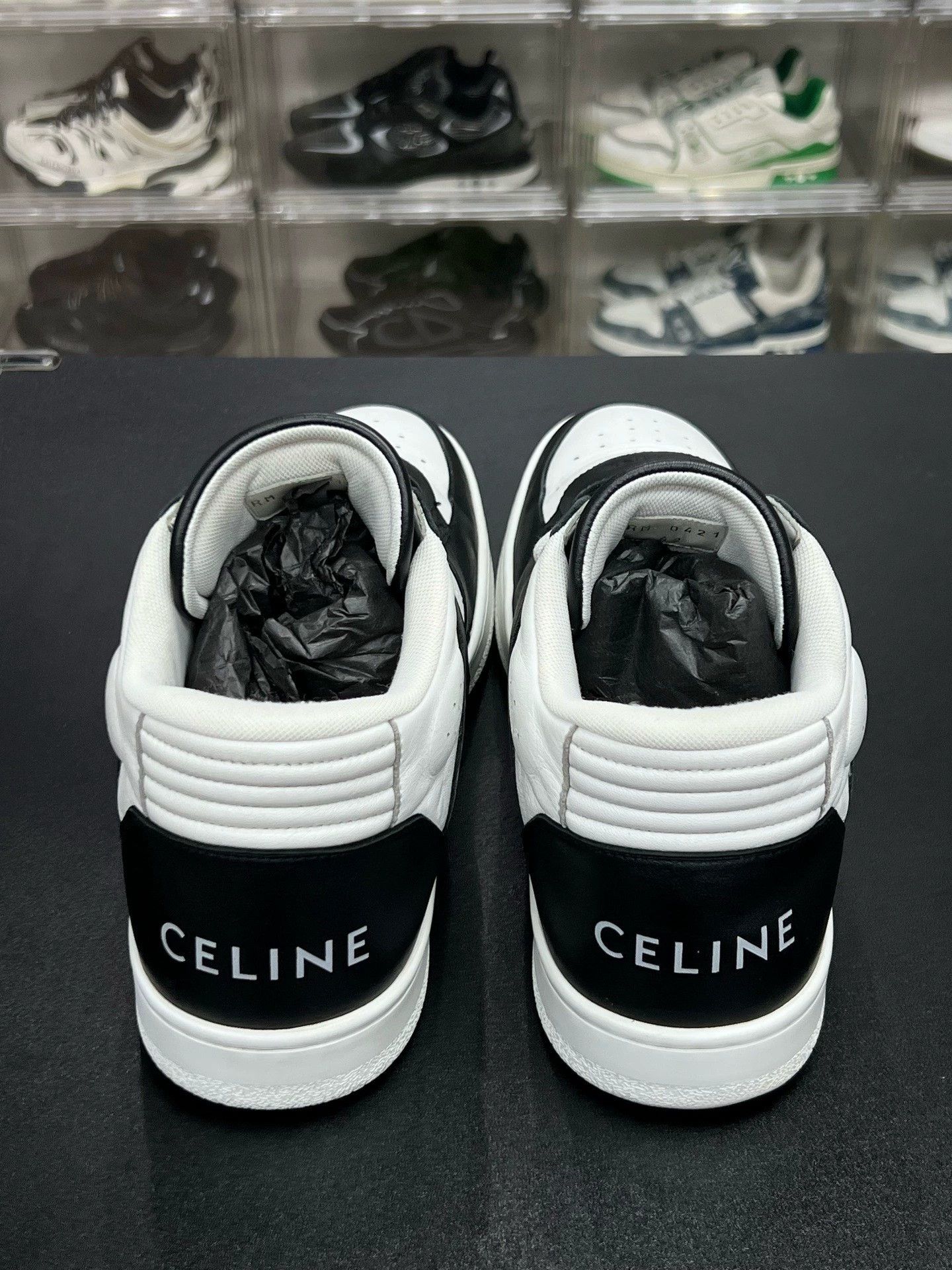 Celine celine mid-top sneakers black and white Size US 10 / EU 43 - 6 Thumbnail