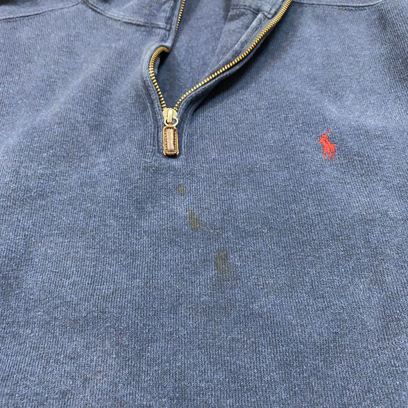 Polo Ralph Lauren × Vintage Vintage Polo Ralph Lauren 1/4 Zip Pullover Sweater Men's L Size US L / EU 52-54 / 3 - 8 Thumbnail