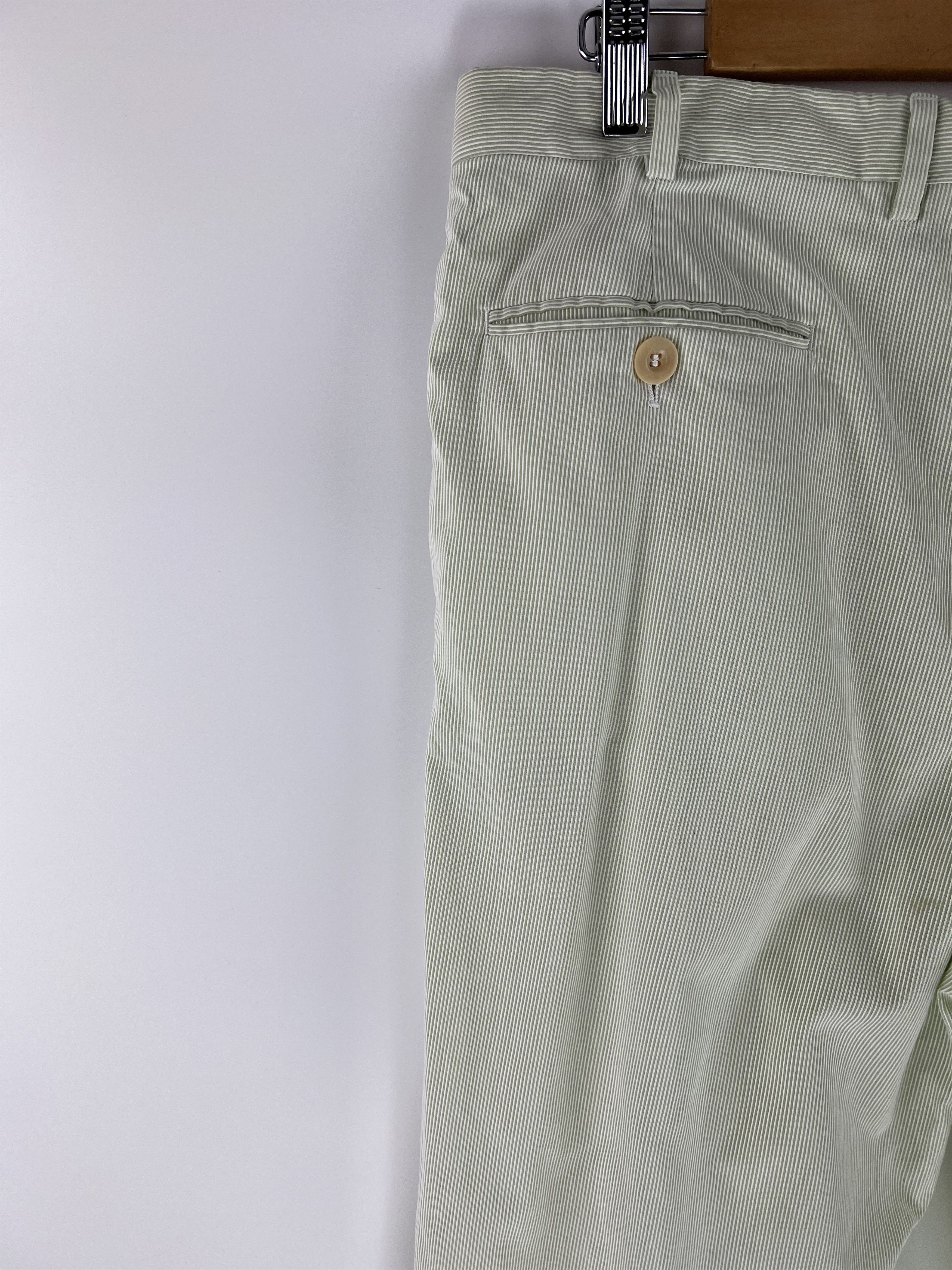 Brioni Brioni Cervinia Striped Cotton Pants Size 50 Size US 34 / EU 50 - 3 Thumbnail