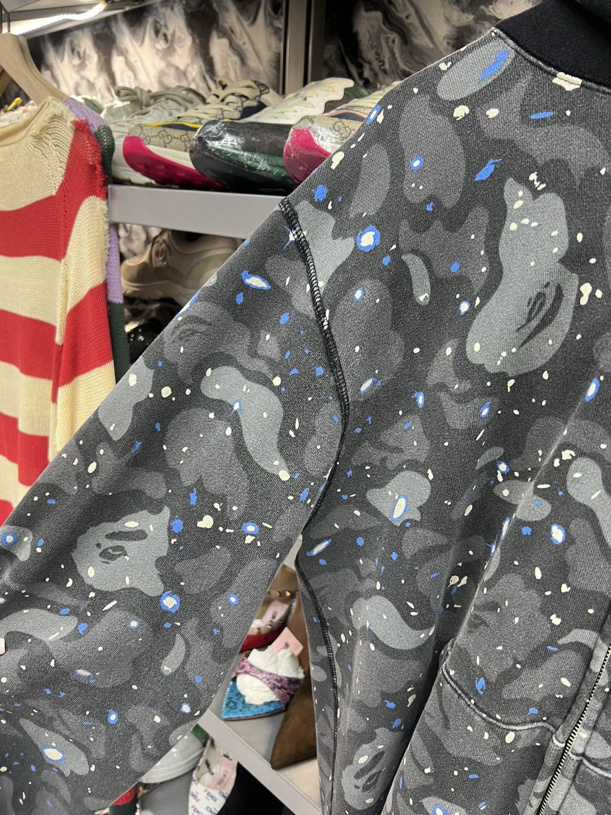 Bape Bape Space Camo Shark Full Zip Size US XXL / EU 58 / 5 - 3 Thumbnail