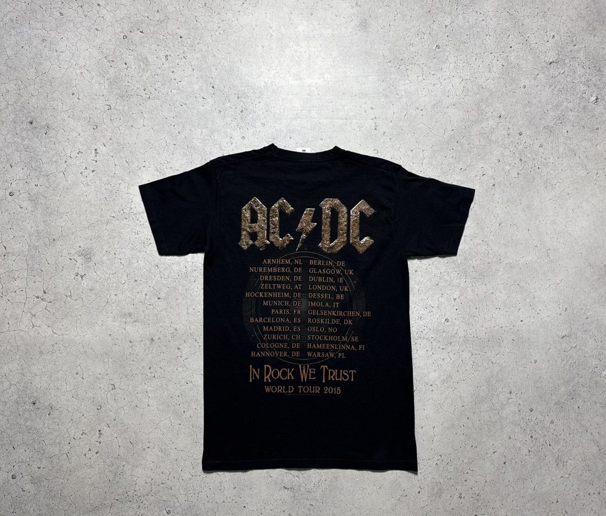 AC/DC AC DC 2015 Big Logo T-Shirt Black Size S Size US S / EU 44-46 / 1 - 8 Thumbnail