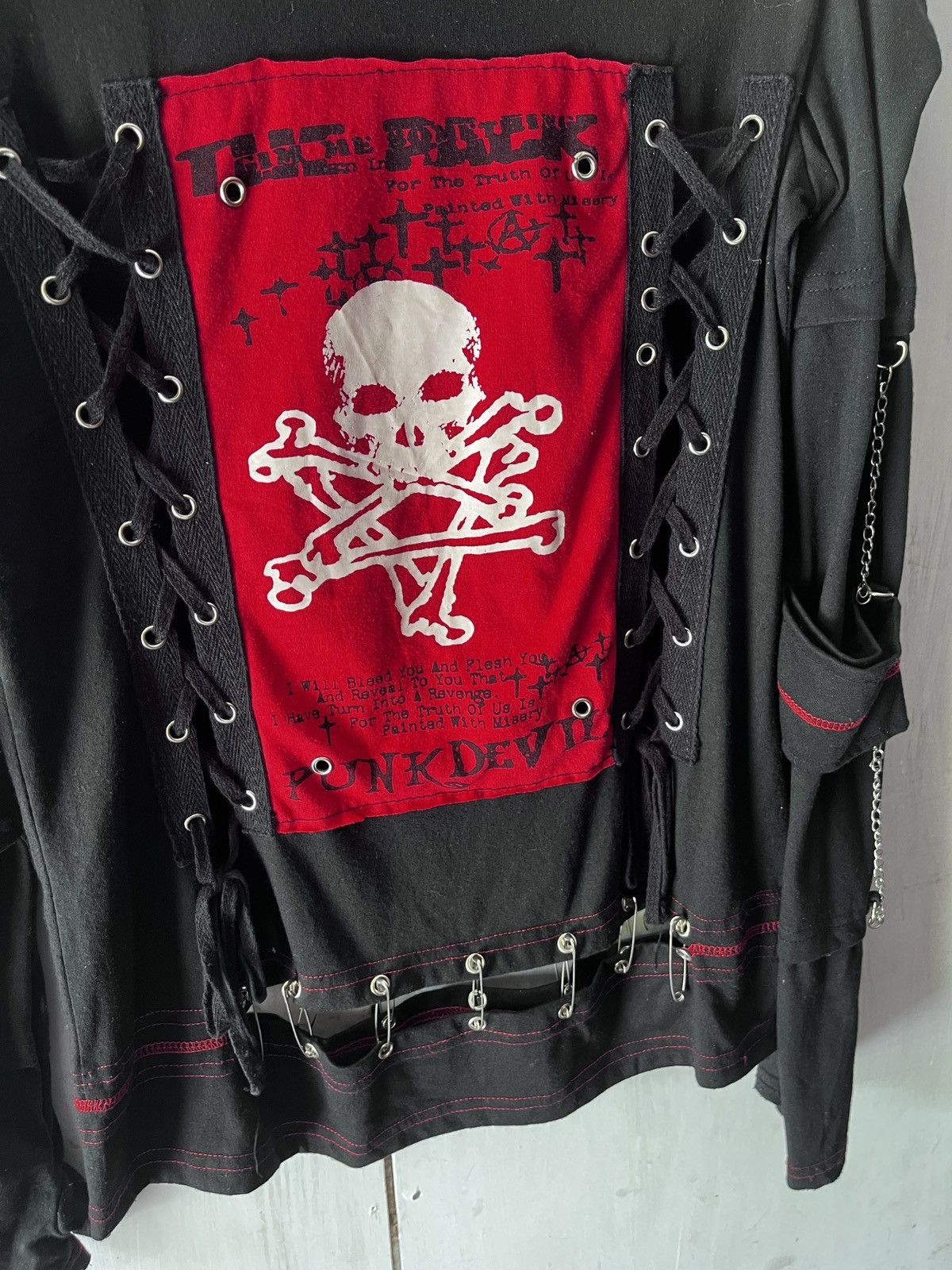 Japanese Brand Japanese Addictrap Cut-Sew Bondage tshirt Size US M / EU 48-50 / 2 - 6 Thumbnail