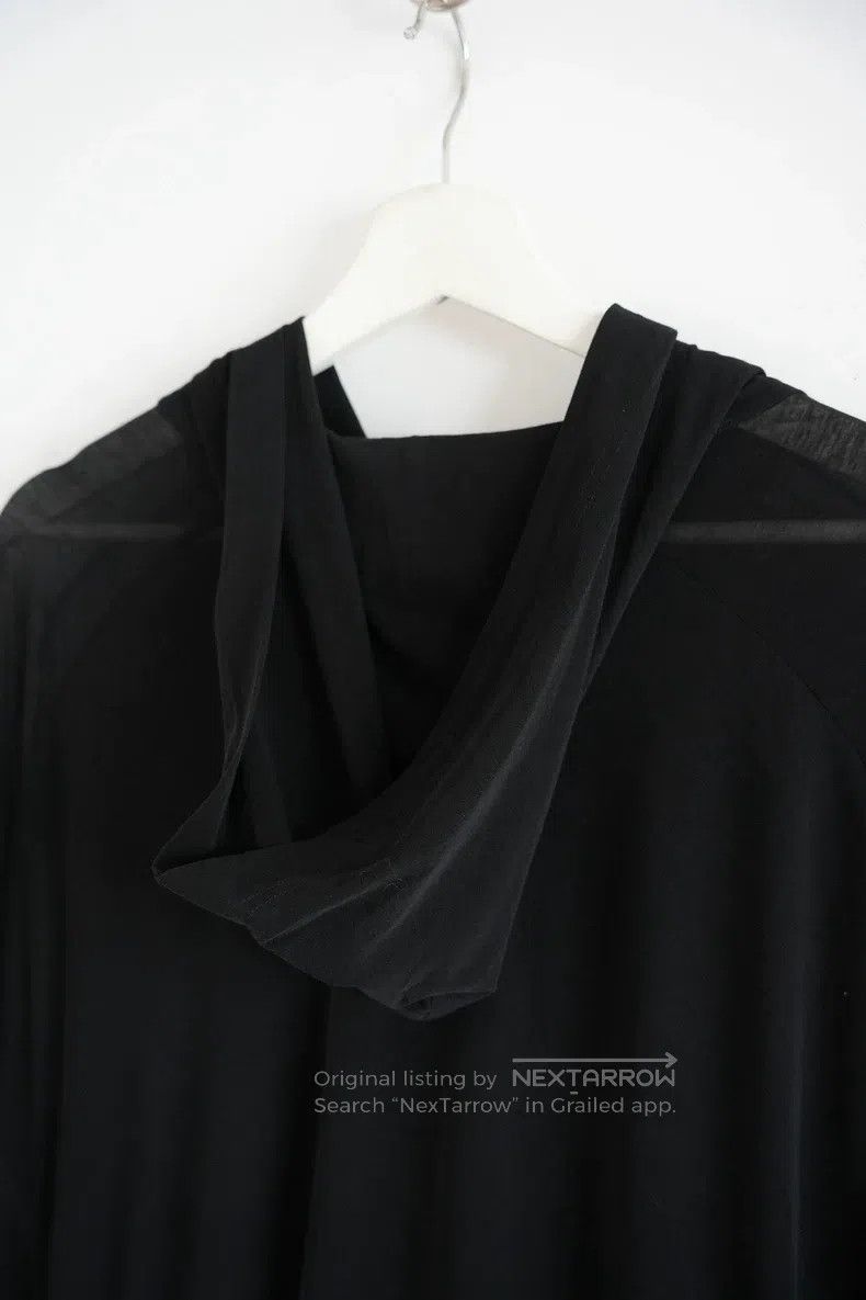 Yohji Yamamoto YOHJI YAMAMOTO Asymmetric Hooded Long Cardigan Size US L / EU 52-54 / 3 - 6 Thumbnail