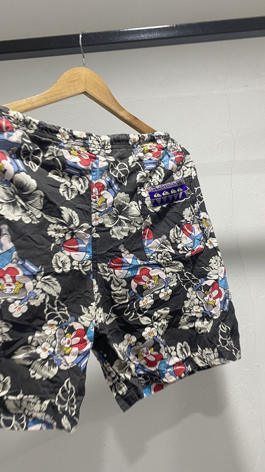 Quiksilver Quiksilver Cartoon Beach Pants 80s Size US 34 / EU 50 - 11 Thumbnail