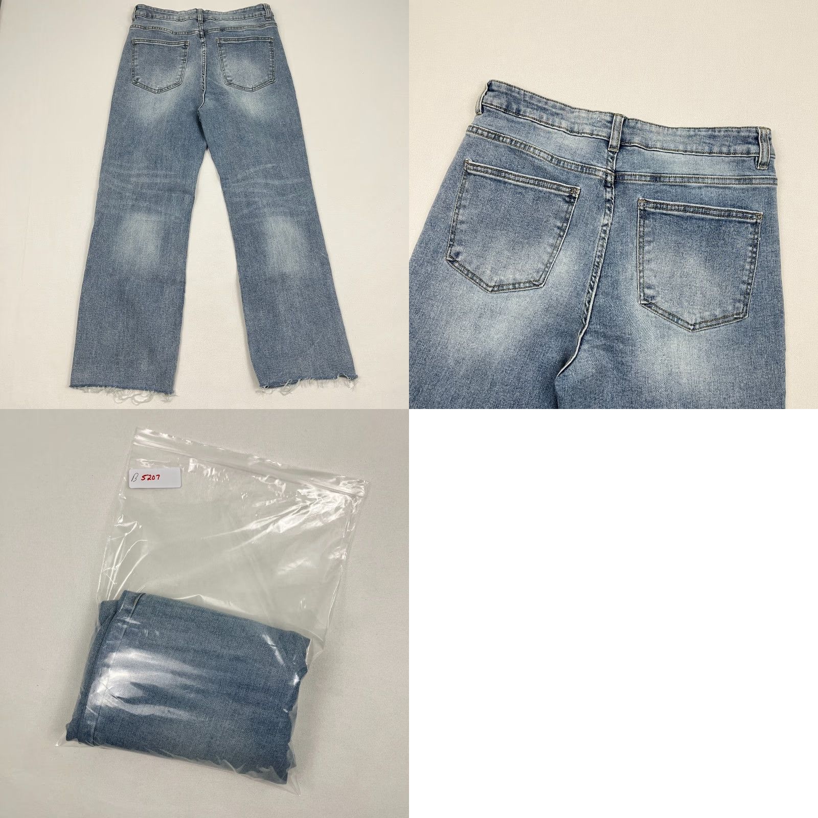 Vintage OAT New York Jeans Straight Light Wash Denim High Rise 30 W31 I28 Slim 5-Pocket Womens Jeans Blue Size 30" / US 8 / IT 44 - 8 Thumbnail