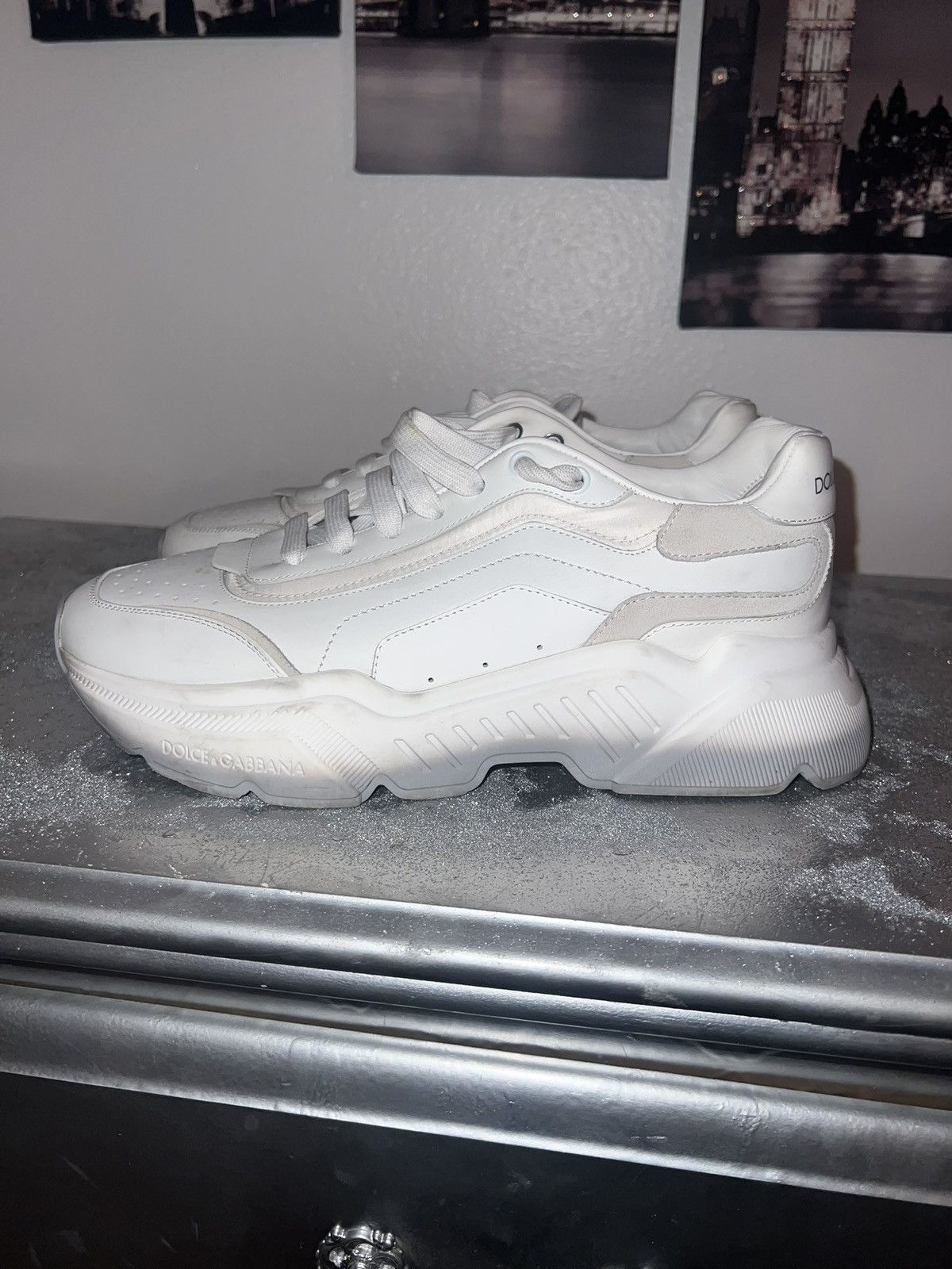 image of Dolce Gabbana Shoes in White, Men's (Size 9)