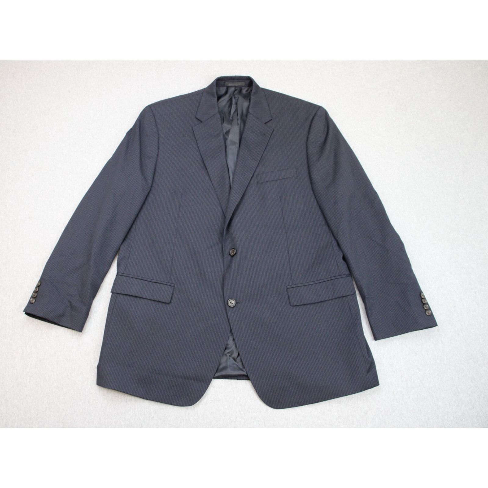 Lauren Ralph Lauren Lauren Ralph Lauren Blazer Men 46L Navy Blue Striped Size 46L - 1 Thumbnail