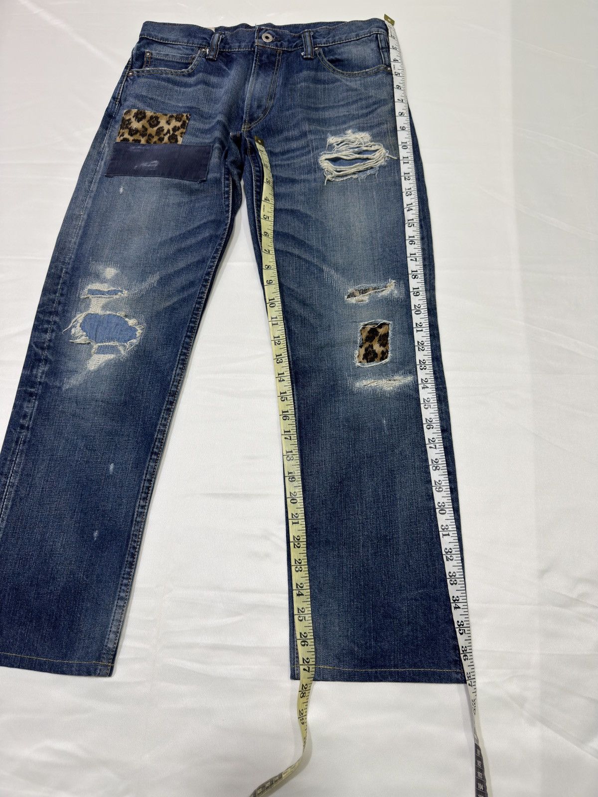 X-LARGE Japanese Brand Xlarge patch jeans Size US 30 / EU 46 - 17 Thumbnail