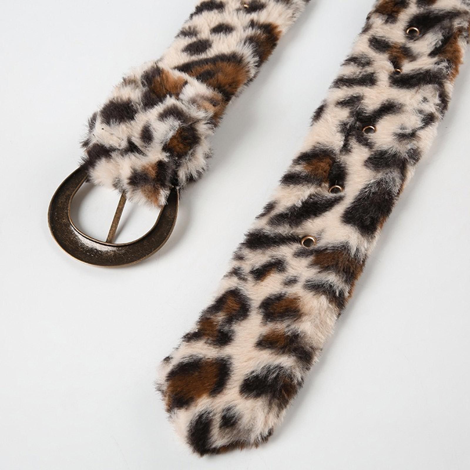 Japanese Brand Y2K Furry Retro Whimsical Animal Print Buckle Modern Belt Size ONE SIZE - 6 Thumbnail