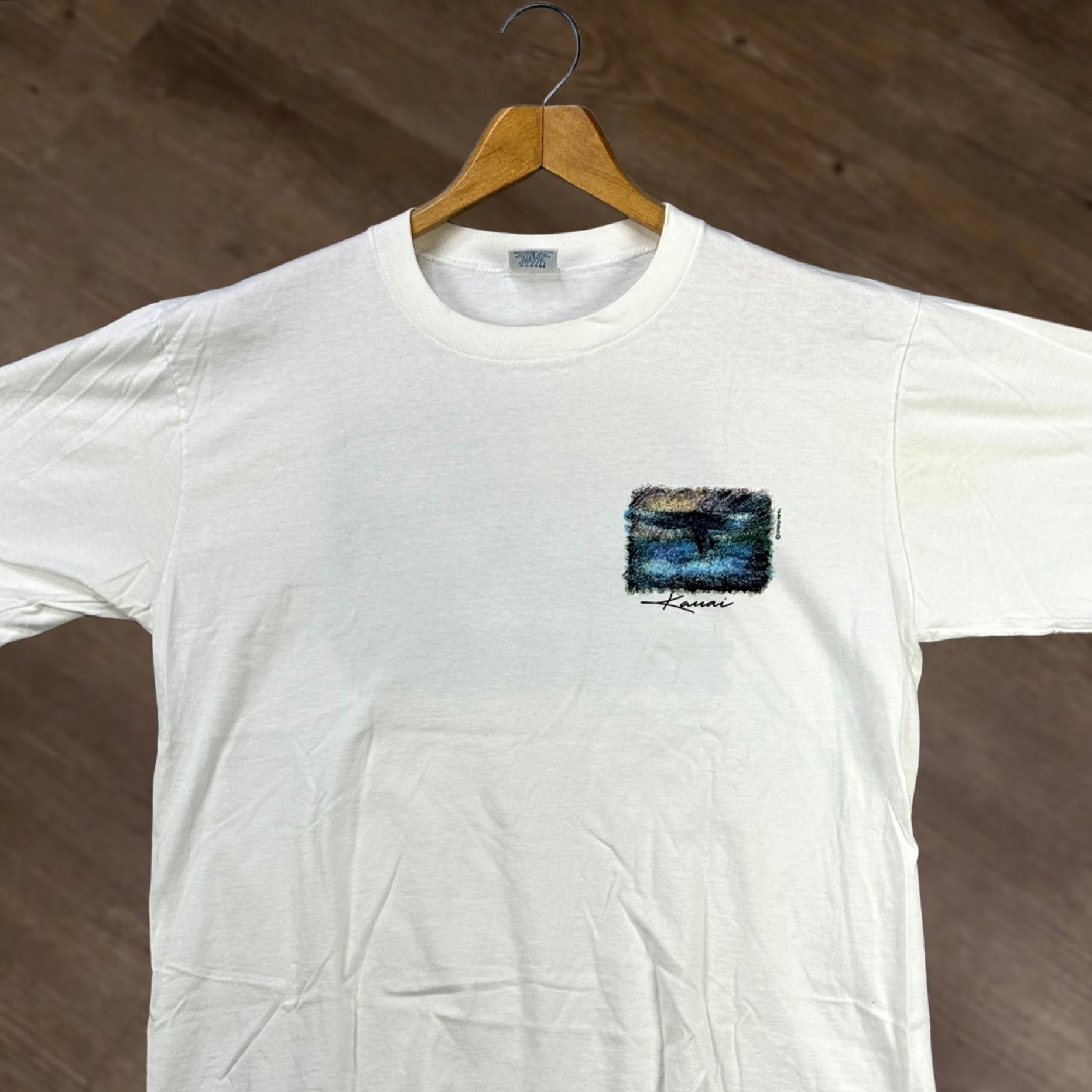 Vintage VINTAGE Crazy Shirts Hawaii T-Shirt Tee Men XL White Crewneck Casual Made IN USA Size US XL / EU 56 / 4 - 1 Thumbnail