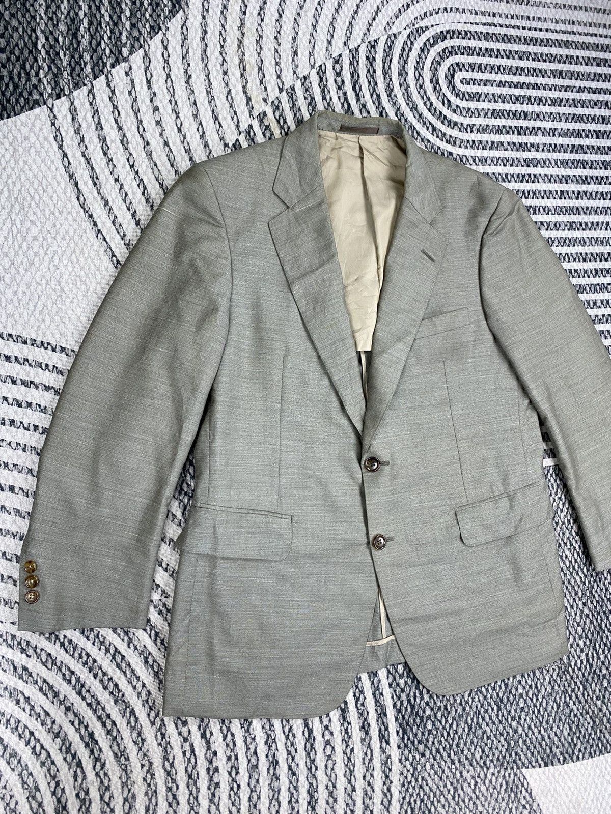 Burberry Vintage Burberry Casual Light Grey Blazer Size US M / EU 48-50 / 2 - 3 Thumbnail
