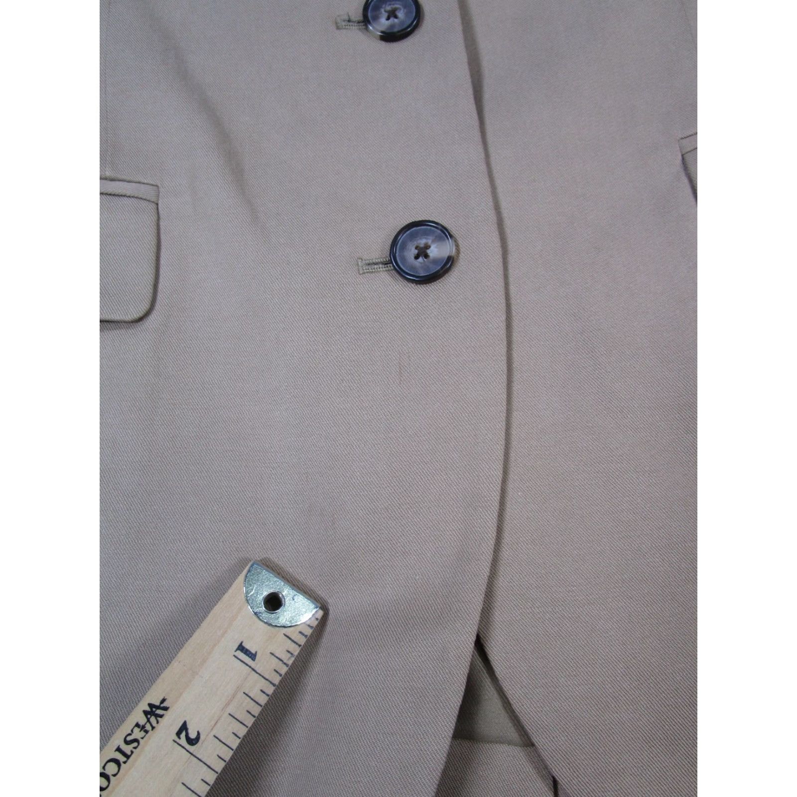 Everlane Everlane Overcoat Womens 2 Brown Jacket Coat Long Sleeve Long Button Polyester Lyocell Solid Cotton Lining Regular Size 2 Womens Size XS / US 0-2 / IT 36-38 - 5 Thumbnail