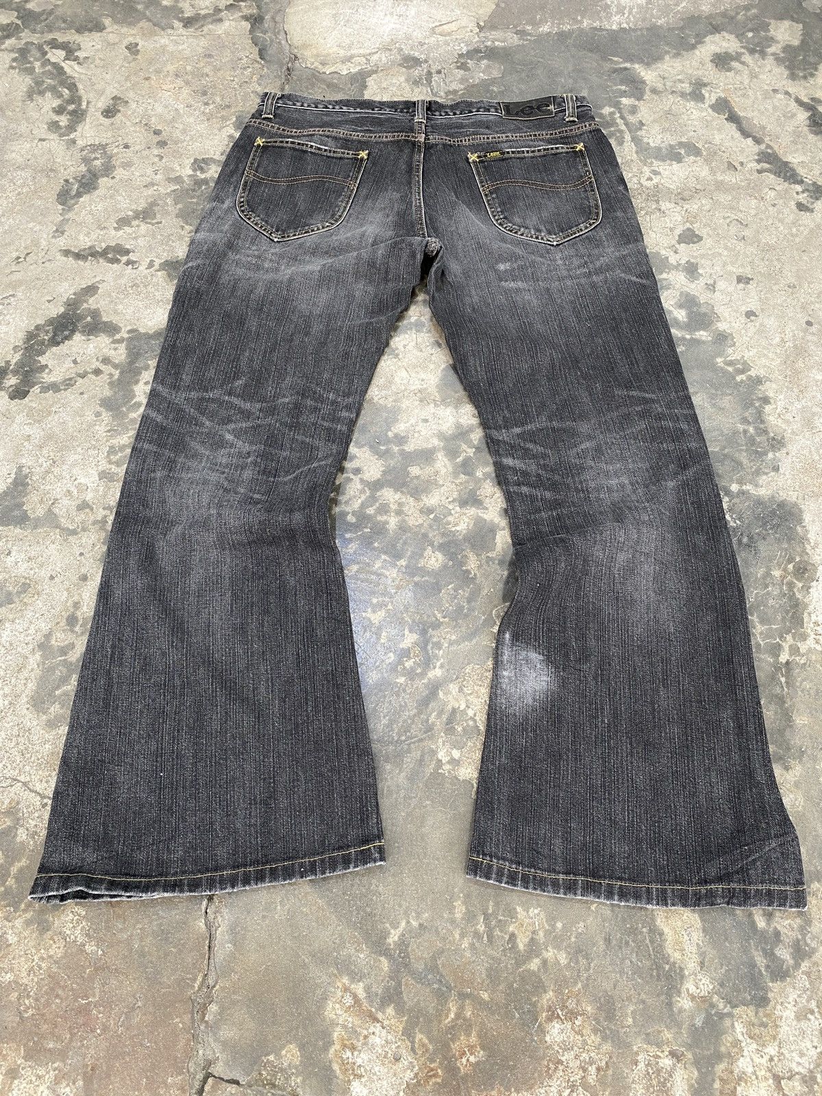 Lee Vintage Lee Rider Faded Denim Flare Size US 34 / EU 50 - 15 Thumbnail