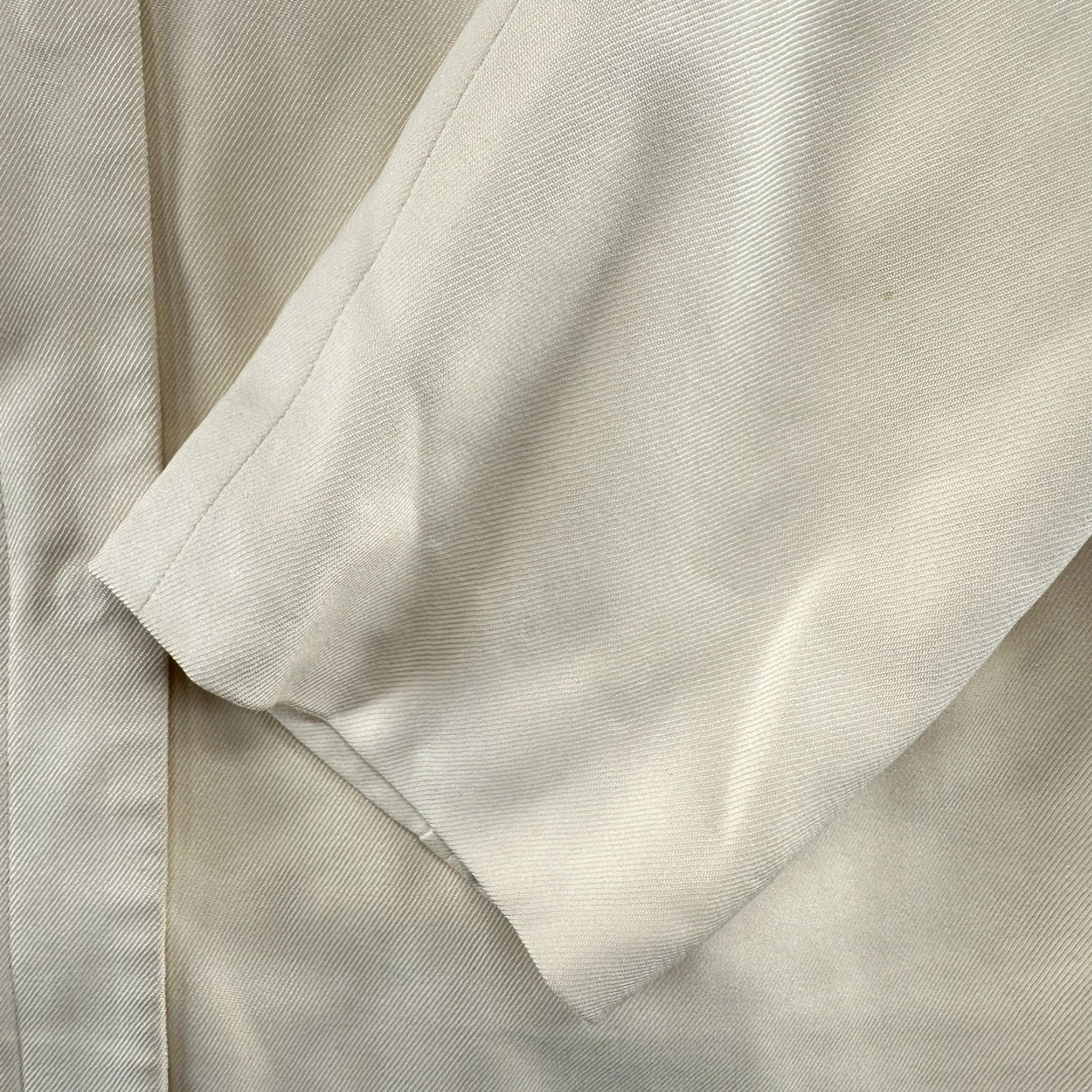 Banana Republic VINTAGE Banana Republic Jacket Womens 8 Cream Coat Lined Rayon Snap Business 90s Size M / US 6-8 / IT 42-44 - 5 Thumbnail