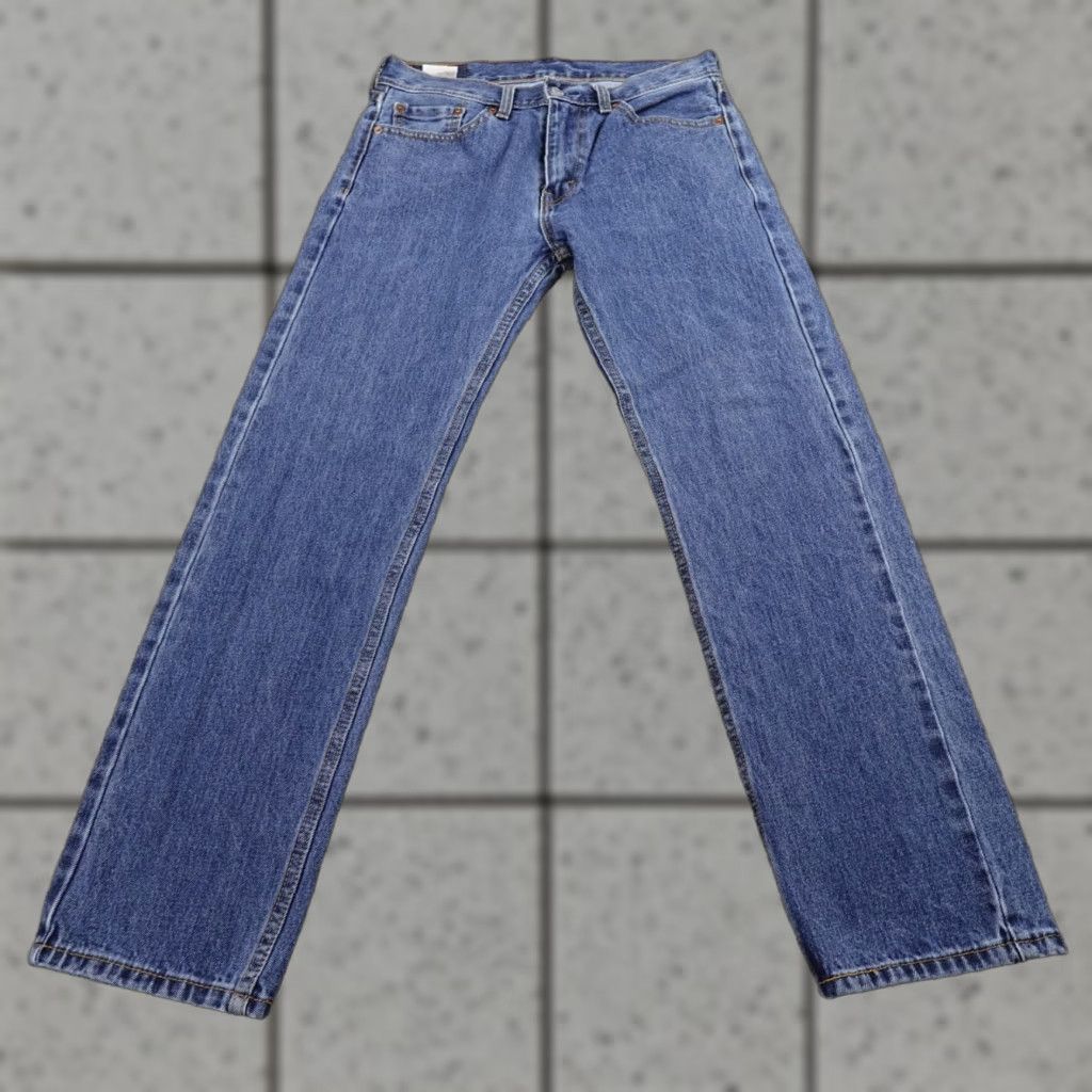 Levi's Levi's Jeans 505 Straight Denim Blue 30X30 Mens Regular Cotton Jeans Size US 30 / EU 46 - 1 Thumbnail