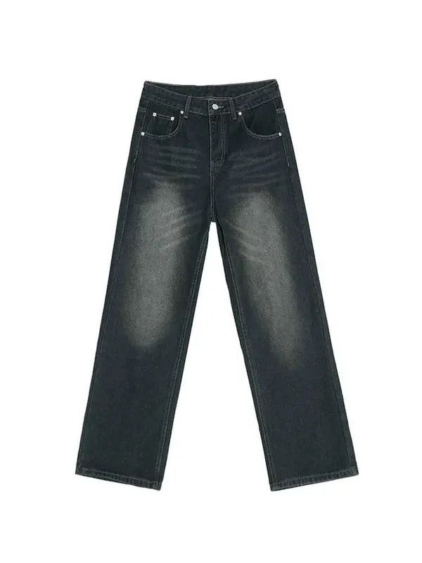 VIBE Blue Washed Wide Leg Denim Jeans Size US 30 / EU 46 - 5 Thumbnail