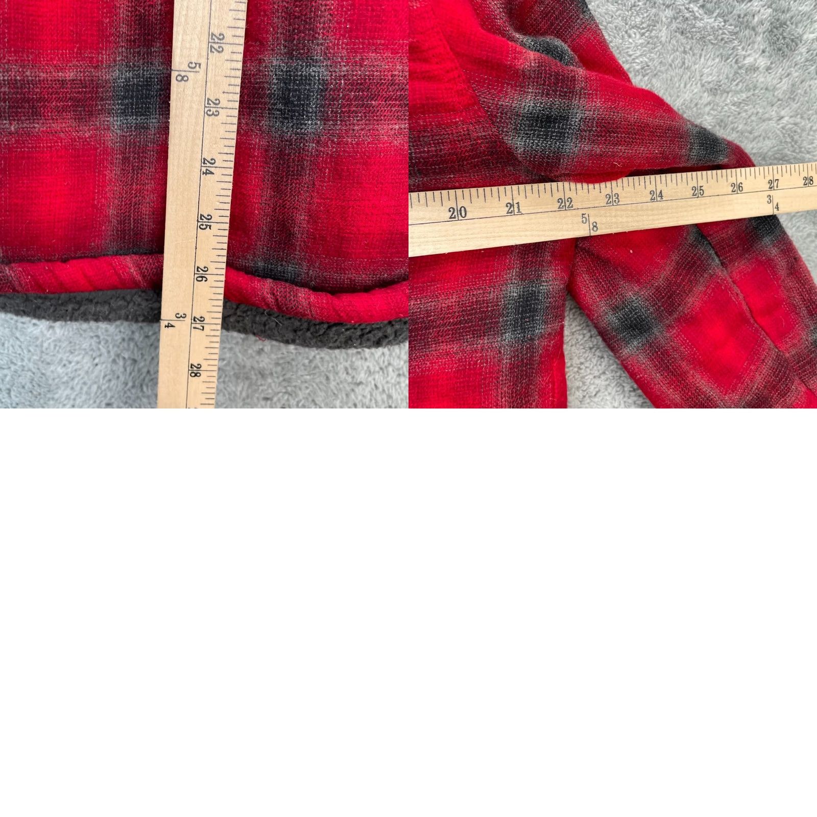 Vintage Coleman Jacket Mens M Red Plaid Buffalo Sherpa Lined Shacket Coat Flannel Shirt Coat Jacket Size US M / EU 48-50 / 2 - 8 Thumbnail