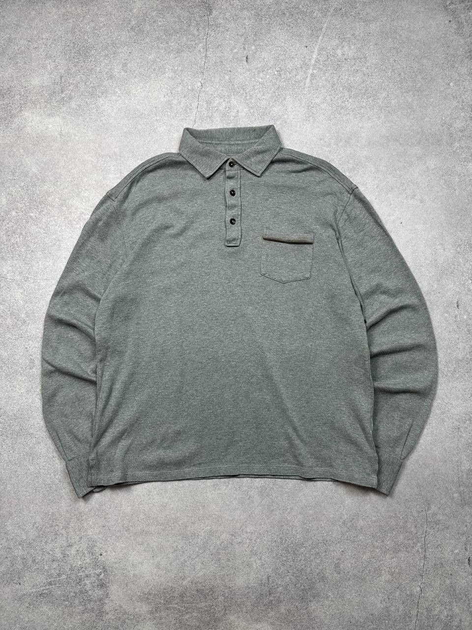Ermenegildo Zegna Vintage Ermenegildo Zegna Collared Sweatshirt, Size L Size US L / EU 52-54 / 3 - 1 Thumbnail