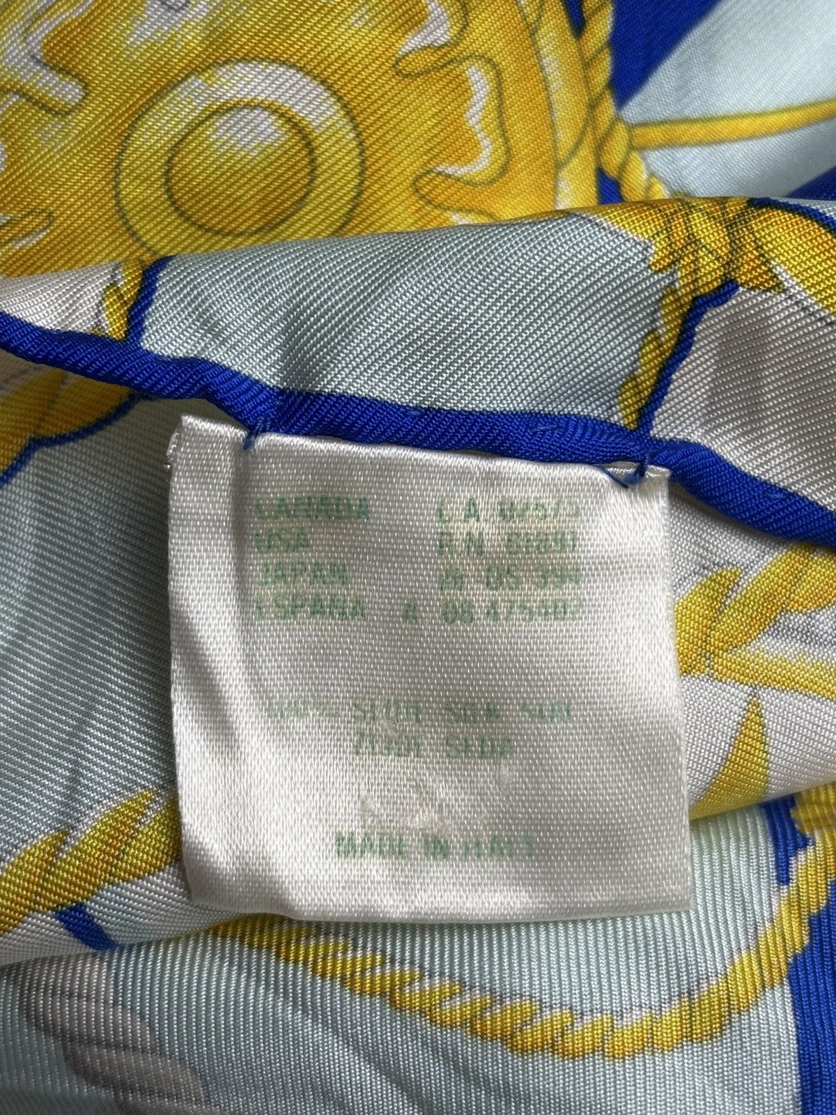Escada Big Silk Scarf Vintage Size ONE SIZE - 5 Thumbnail