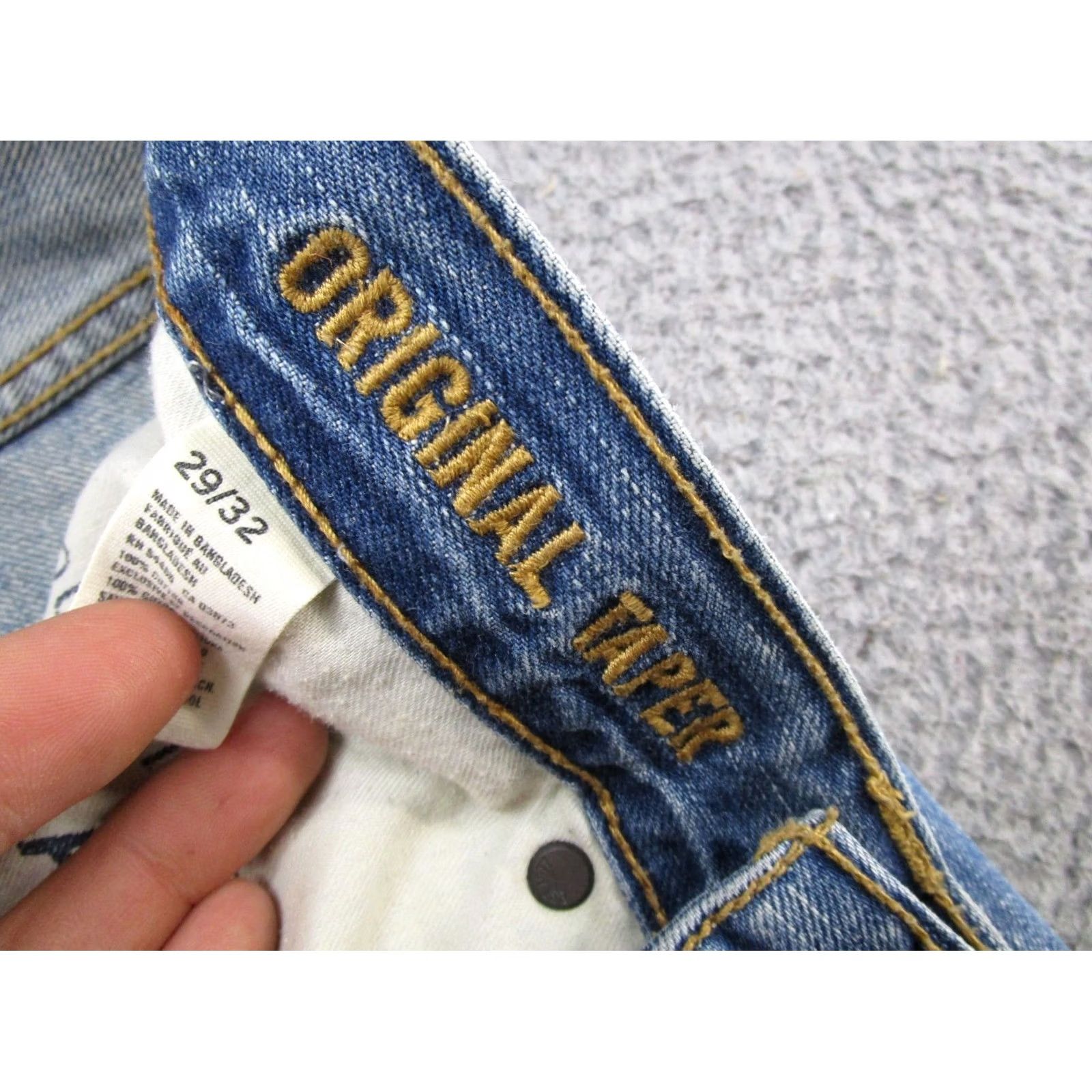 American Eagle Outfitters American Eagle Outfitters Jeans Mens Size 29x32 Blue Denim 5-Pocket Tapered Casual Cotton Pants Size US 29 - 5 Thumbnail