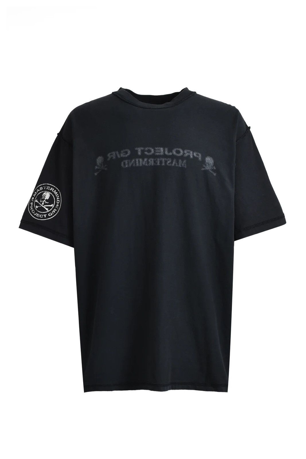 project g/r TIGHT FIT SPLIT T-SHIRT 3