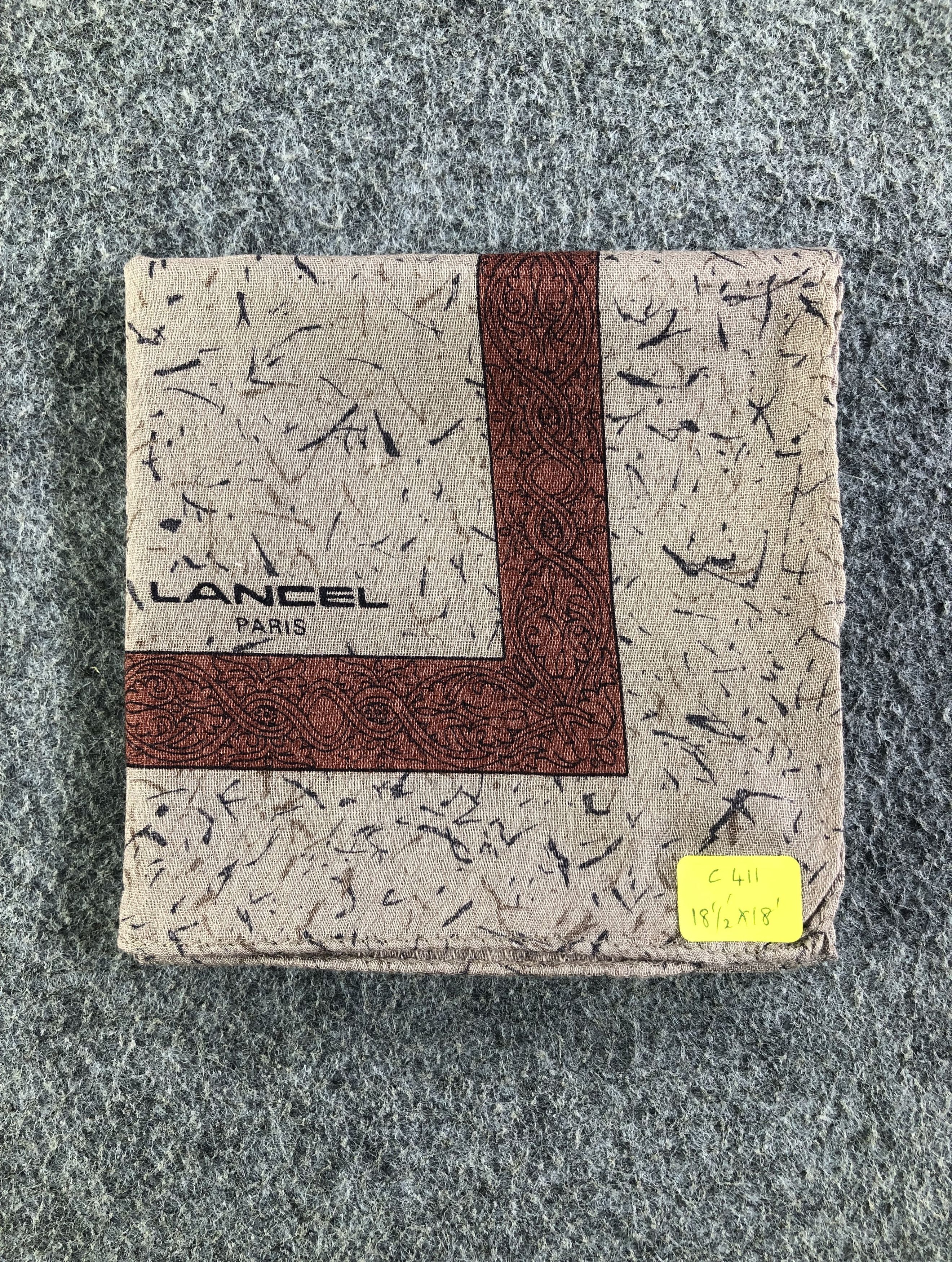 Lancel Lancel Handkerchief / Bandana / Neckerchief C411 Size ONE SIZE - 6 Thumbnail