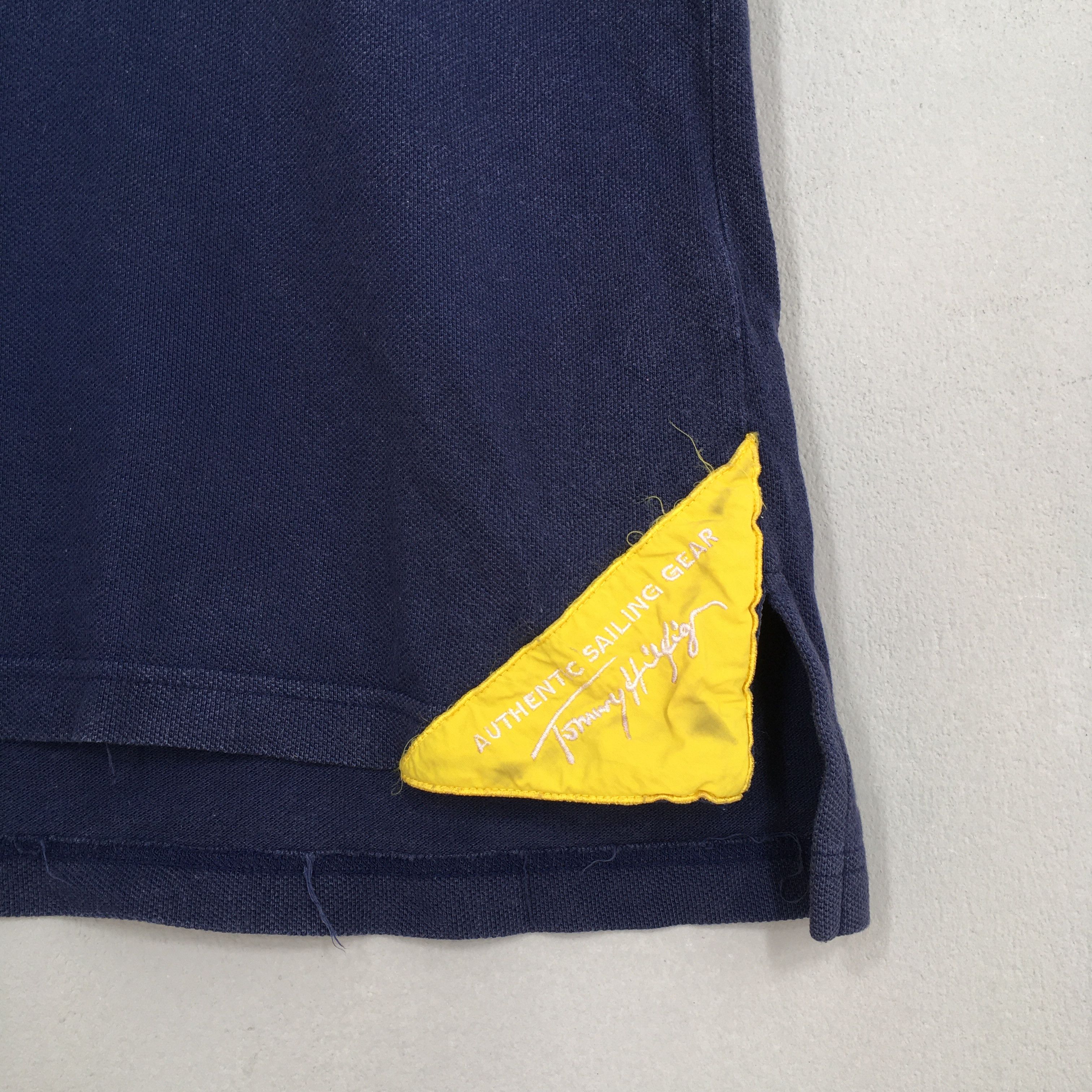 Tommy Hilfiger × Vintage Vintage 90's Tommy Hilfiger Sailing Gear Polo Shirt Medium Size US M / EU 48-50 / 2 - 3 Thumbnail