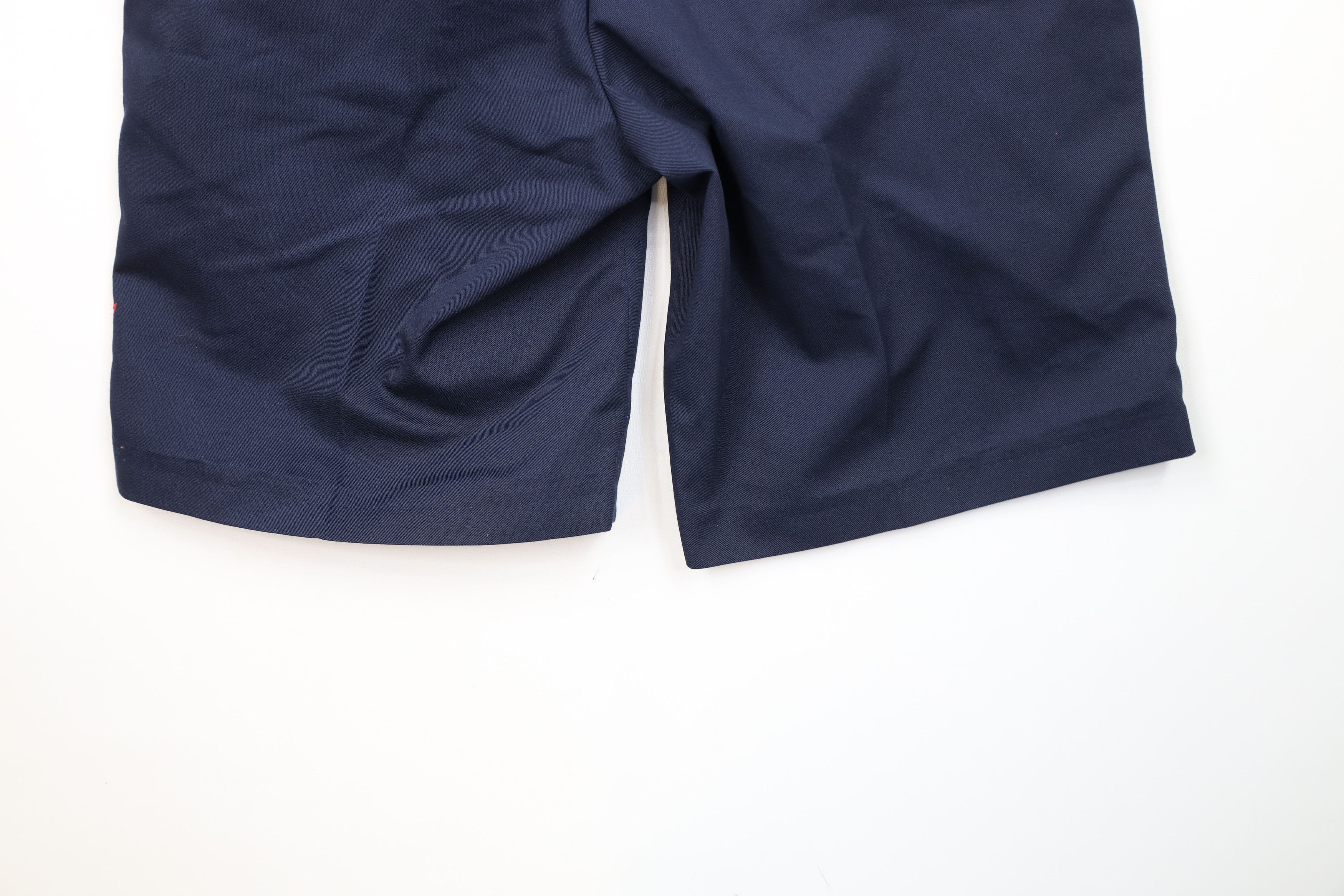 Vintage Vintage 90s Anheuser Busch Budweiser Beer Work Shorts Blue Size US 34 / EU 50 - 13 Thumbnail