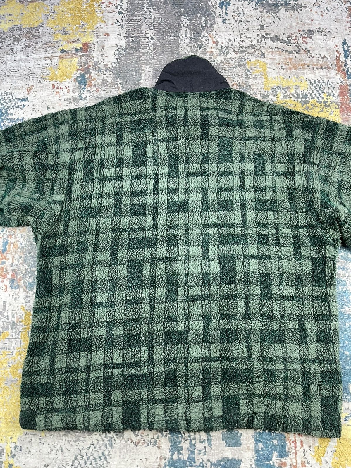 Columbia Vintage Columbia Sportswear Plaid Green Fleece Jacket Size US M / EU 48-50 / 2 - 3 Thumbnail