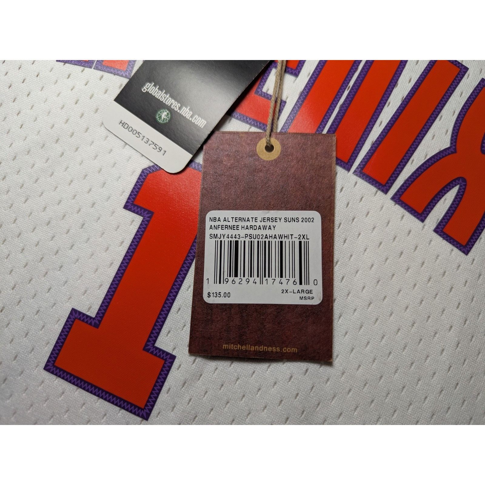 Mitchell & Ness Mitchell & Ness Men's 2XL Penny Hardaway Phoenix Suns Size US XXL / EU 58 / 5 - 6 Thumbnail