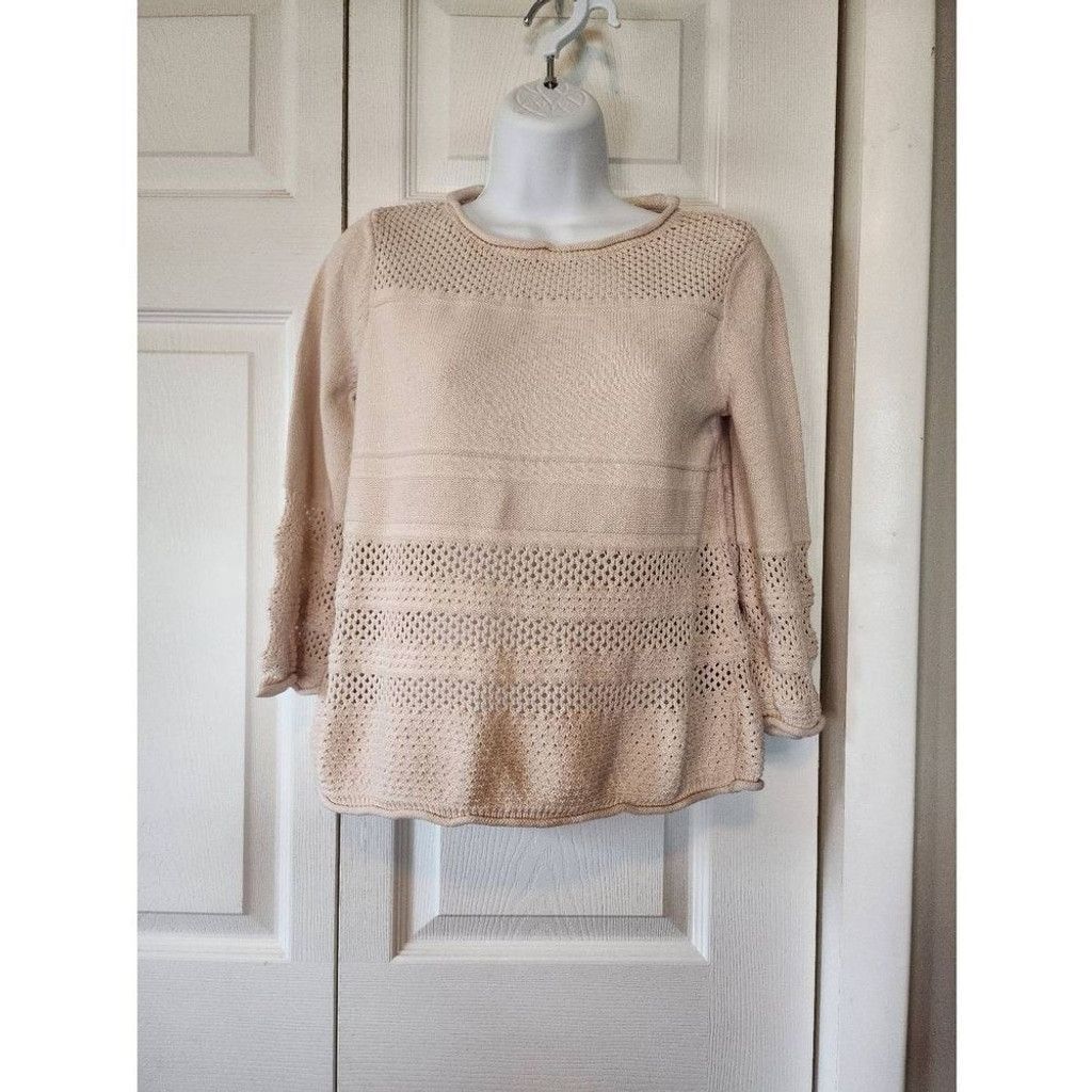 Loft Loft Tan Sweater Size XS / US 0-2 / IT 36-38 - 2 Thumbnail