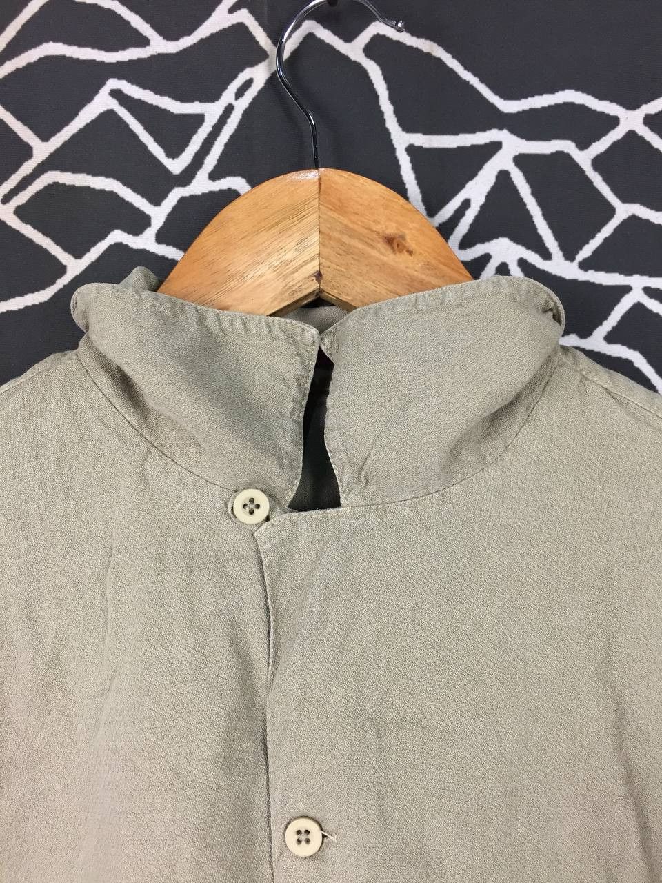 DENHAM Denham Lyocell Linen Camp Collar Bowling Shirt Size US S / EU 44-46 / 1 - 5 Thumbnail
