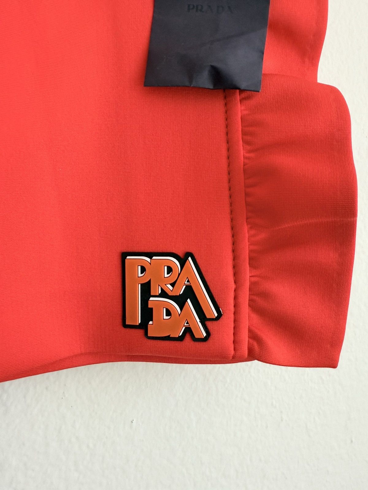 Prada Prada girdle skirt in Orange Size 28" / US 6 / IT 42 - 2 Thumbnail