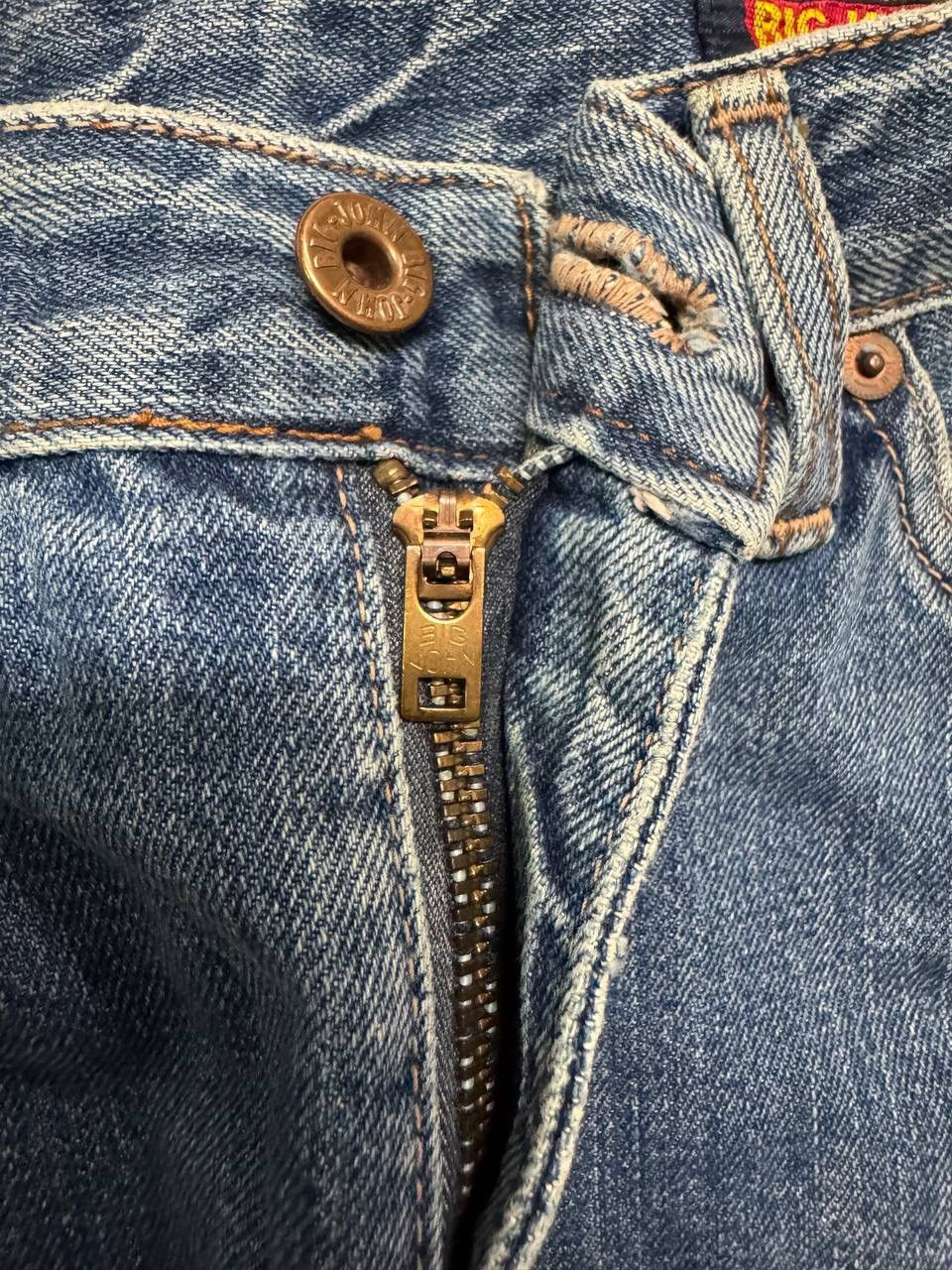 Vintage SICK 90s Big John Distressed Thrashed Faded Baggy Jeans Size US 29 - 9 Thumbnail