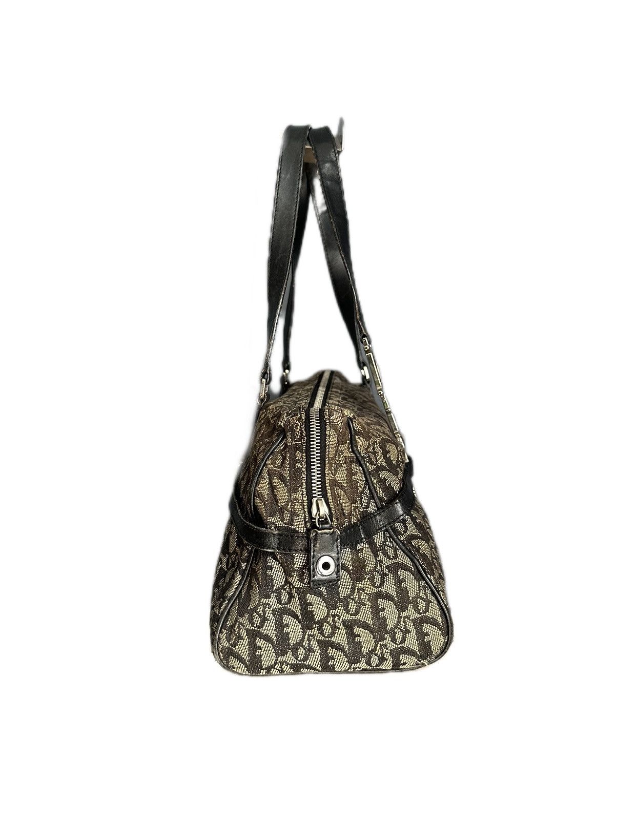 Christian Dior Trotter Monogram Boston Shoulder Bag
