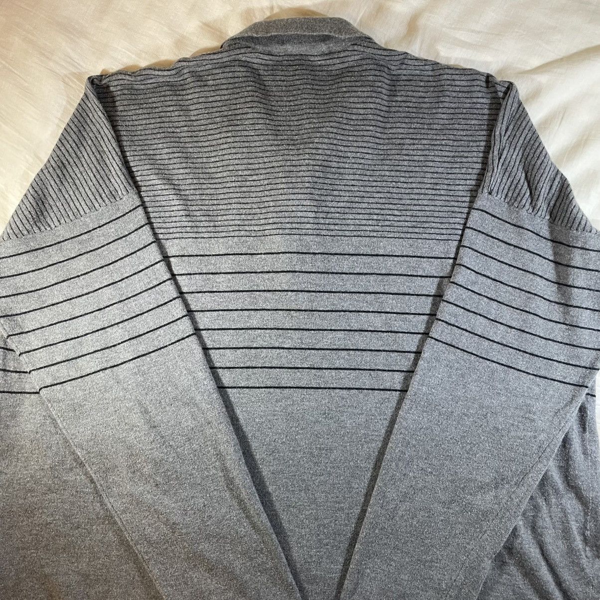 Lacoste Lacoste Cashmere Blend Striped Quarter Zip Size US L / EU 52-54 / 3 - 5 Thumbnail
