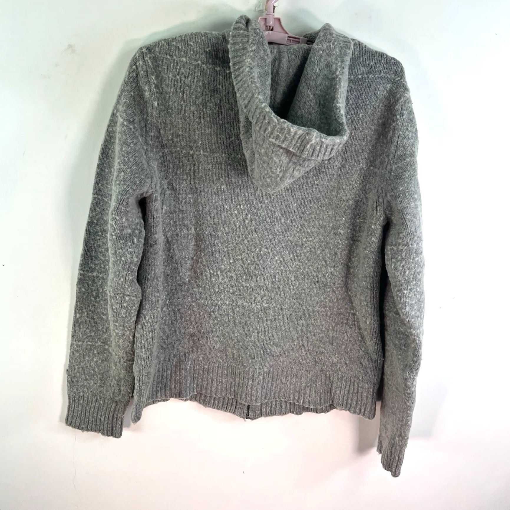 The North Face The North Face Wool Blend Full Zip Hooded Sweater Women M Gray Size M / US 6-8 / IT 42-44 - 5 Thumbnail