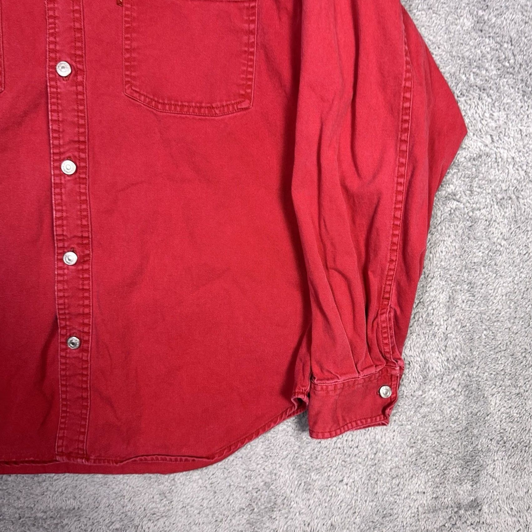 Levi's VINTAGE Levi's Shirt Jacket Mens M Chore Shacket Metal Buttons Canvas Y2K Jacket Mens Size US M / EU 48-50 / 2 - 3 Thumbnail