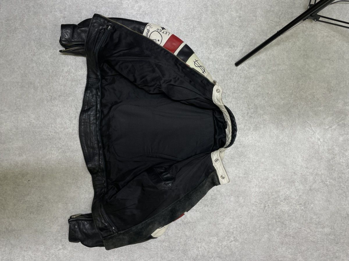 NASCAR Y2K Japan Custom Lil Peep Leather Moto Jacket Size US M / EU 48-50 / 2 - 17 Thumbnail