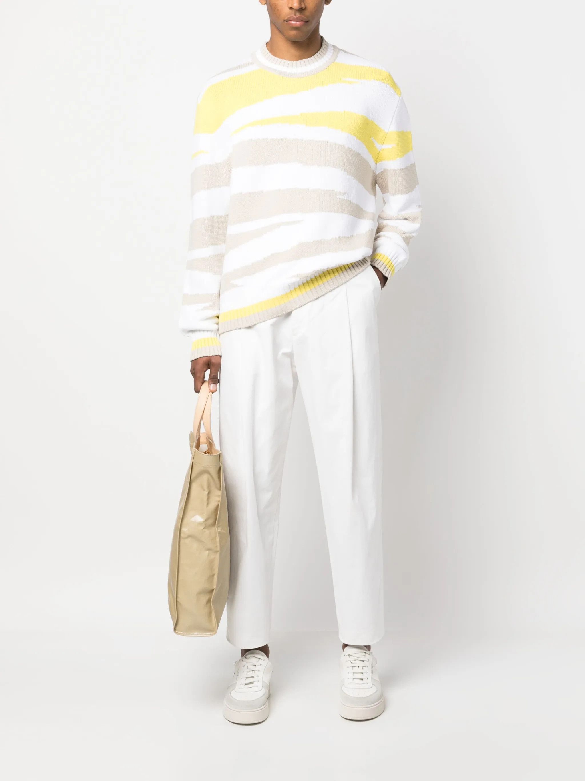 Missoni o1y0225 Crewneck Sweater in Multicolor Size US M / EU 48-50 / 2 - 5 Thumbnail