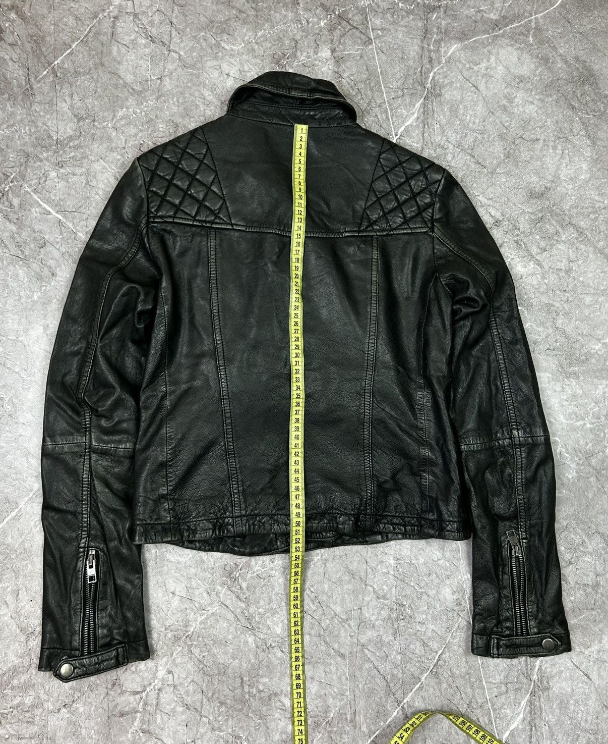 Allsaints Allsaints leather jacket streetwear Size S / US 4 / IT 40 - 24 Thumbnail