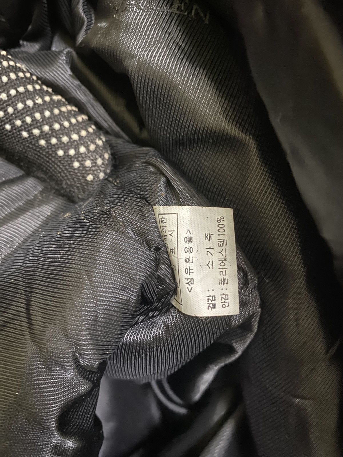 Genuine Leather BIG CHRIME VINTAGE BLACK LEATHER JACKET LONG COAT MADE JAPAN Size US L / EU 52-54 / 3 - 12 Thumbnail